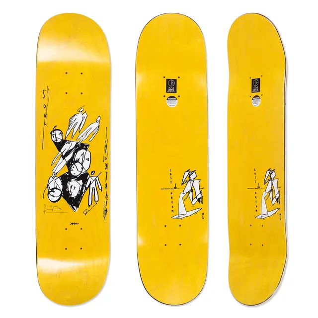 polar-skate-co-deck-team-alv-soul-portrait-yellow-8-0-x-31-85 image 1