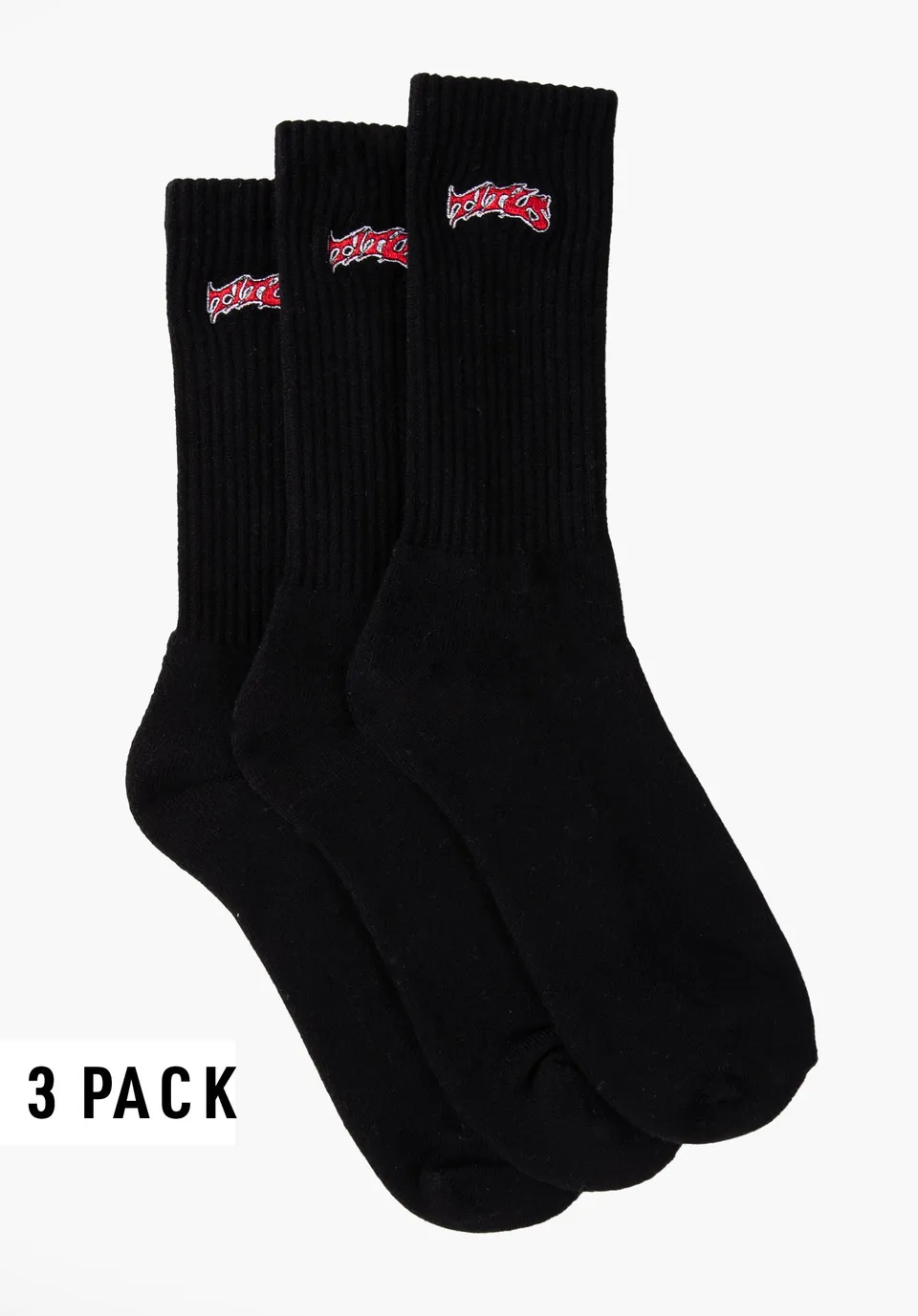 titus-classic-logo-socken-3-pack-wei-crew-socken image 1