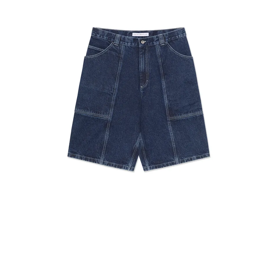 polar-skate-co-jiro-shorts-dark-blue-denim image 1