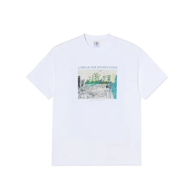 polar-skate-co-tee-mindfulness-white-230-240-gsm-double-jersey-regular-fit image 1