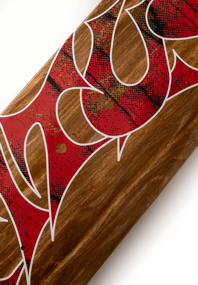 titus-classic-logo-mini-deck-braun-skateboard-deck image 4