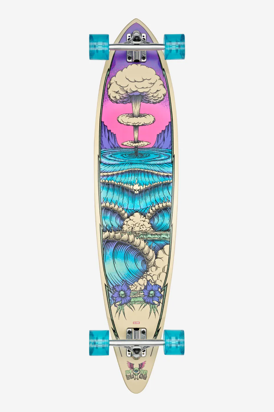 globe-noosa-43-longboard-komplett-wave-machine-pintail image 1