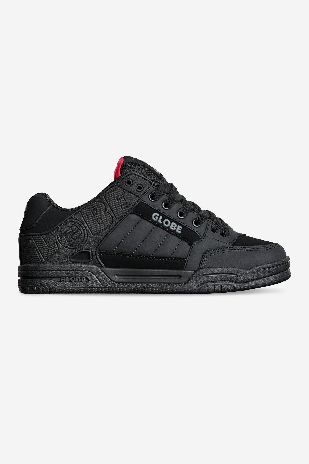 globe-tilt-black-red-tartan-shoes image 1