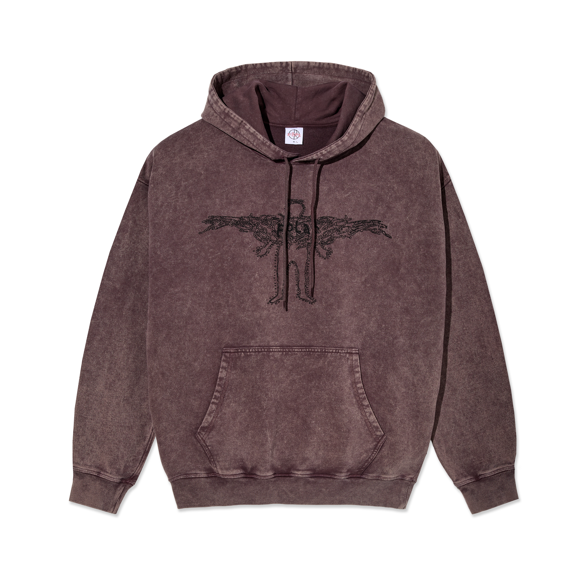 polar-skate-co-acid-frank-hoodie-soul-bordeaux image 1