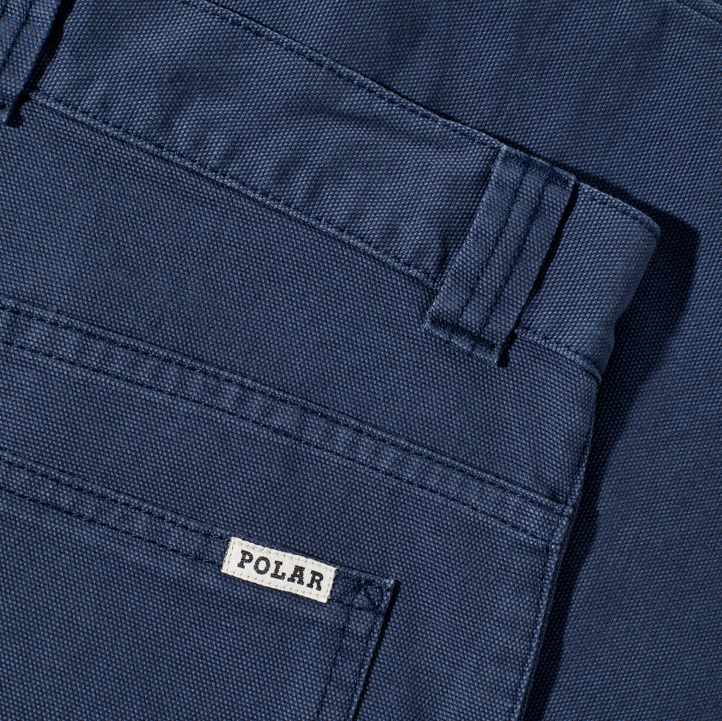 polar-skate-co-93-work-shorts-grey-blue-oversized-canvas-shorts image 5