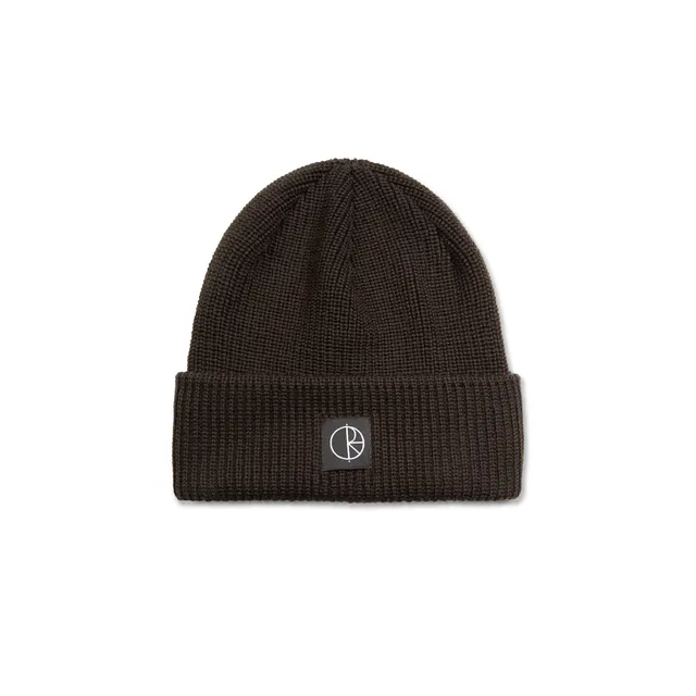 polar-skate-co-double-fold-merino-beanie-brown-doppelt-gefaltete-m-tze-aus-100-m image 1