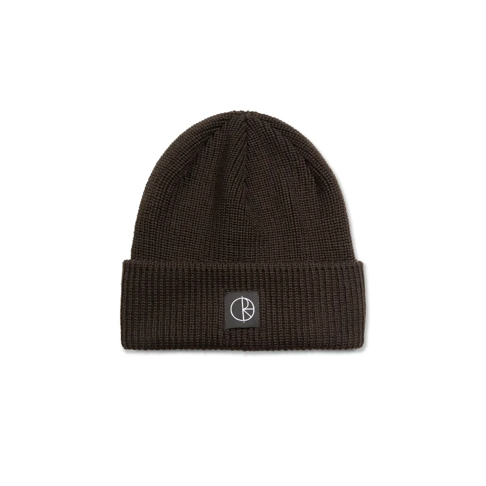 polar-skate-co-double-fold-merino-beanie-brown-doppelt-gefaltete-m-tze-aus-100-m image 1