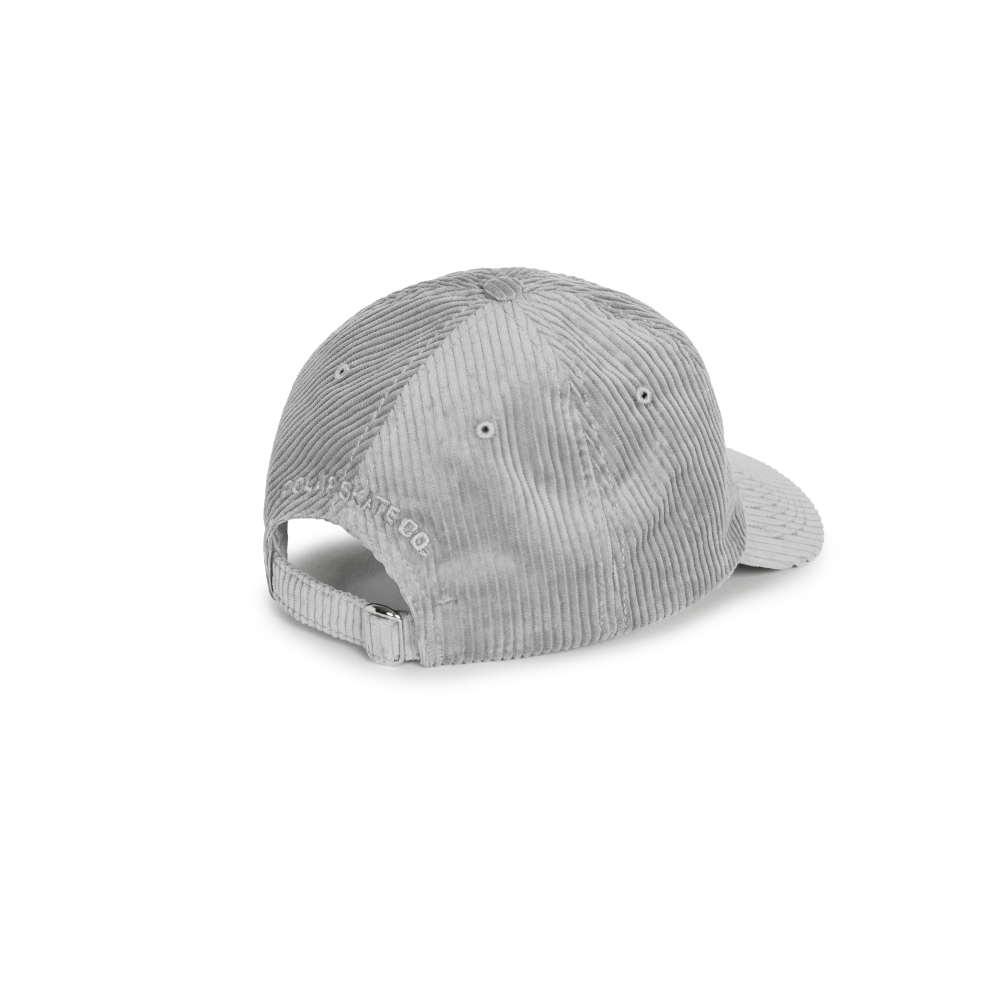 polar-skate-co-sai-cap-cord-silver-unstrukturierte-6-panel-dad-cap-aus-cord image 2