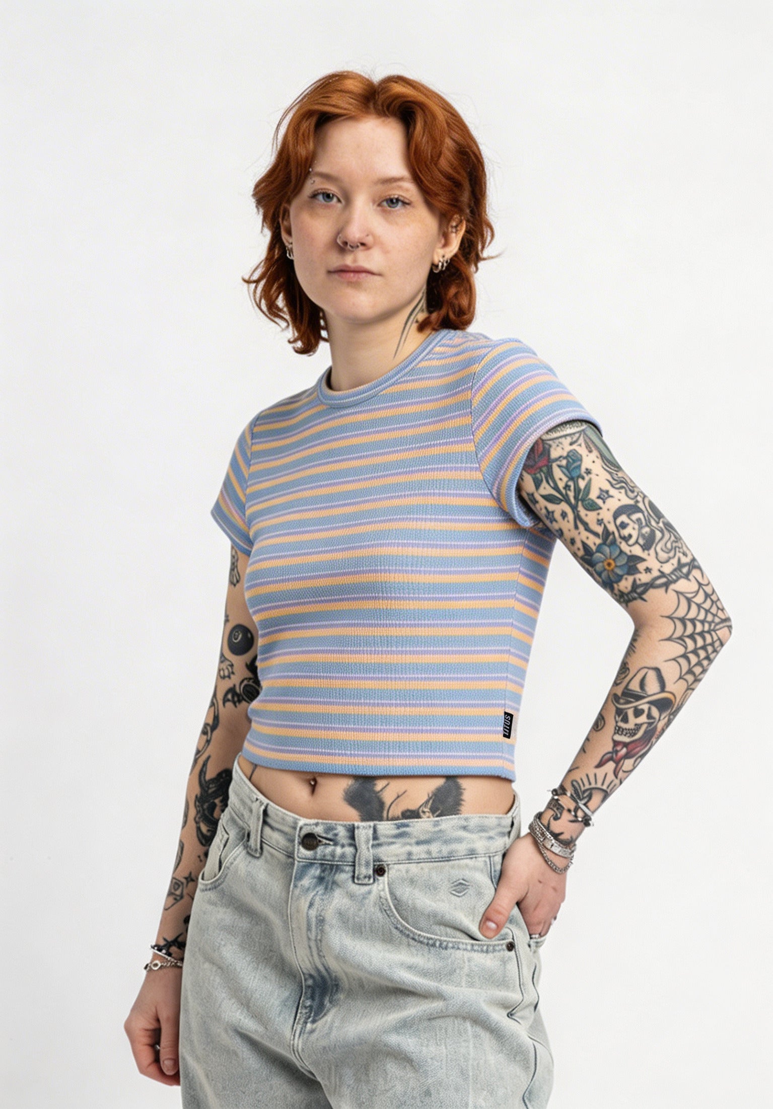 titus-simay-babytee-rippstoff-streifen image 1