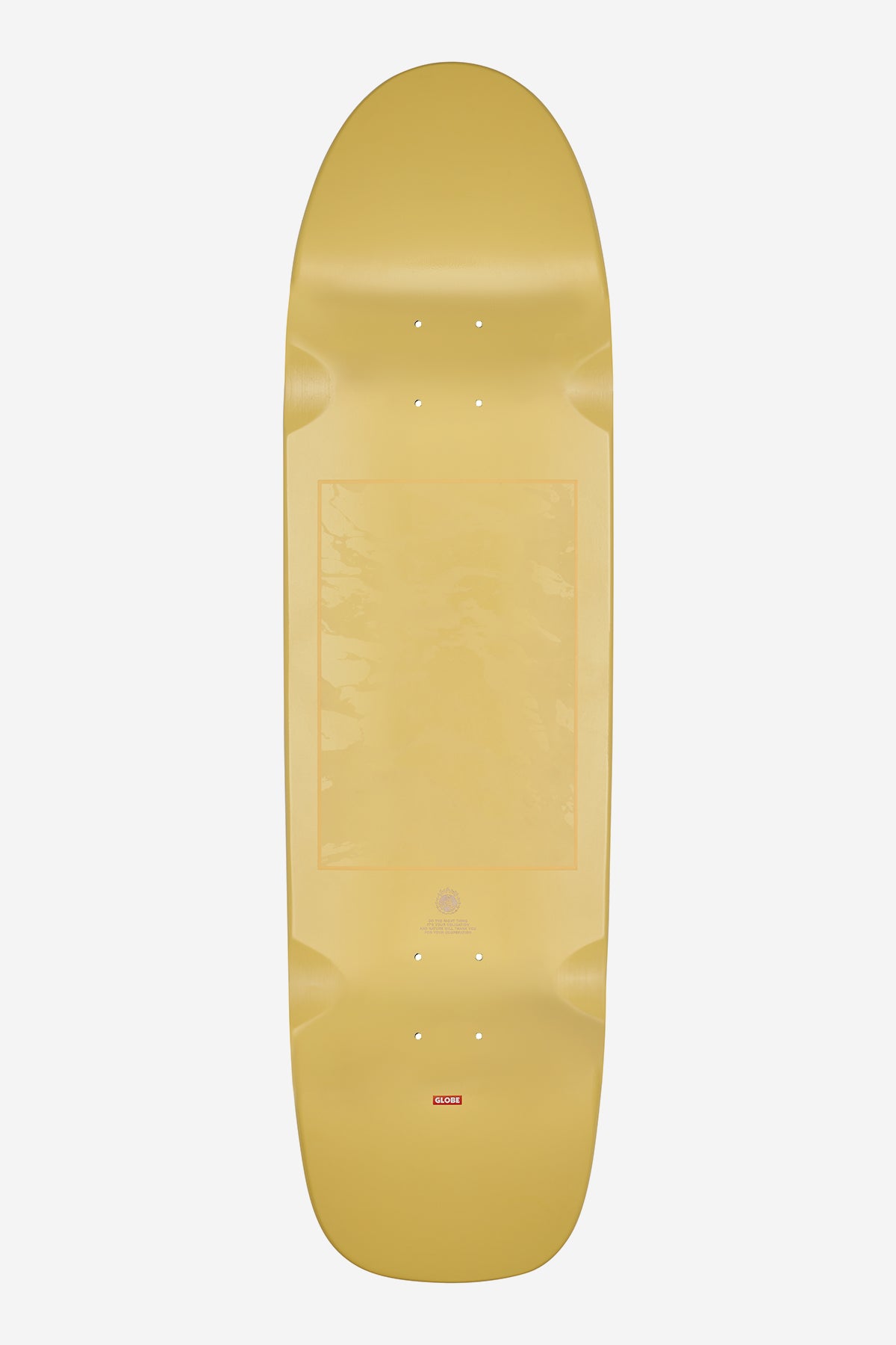globe-shooter-8-625-skateboard-deck-yellow-comehell-resin-7-maple image 1