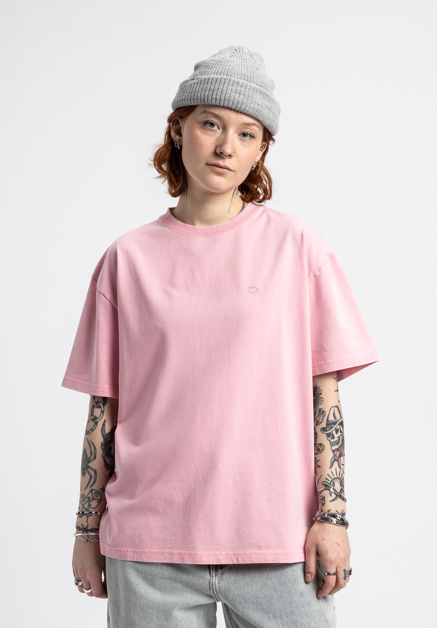 titus-w-hxgn-boxy-t-shirt-f-r-damen-light-pink-faded image 1