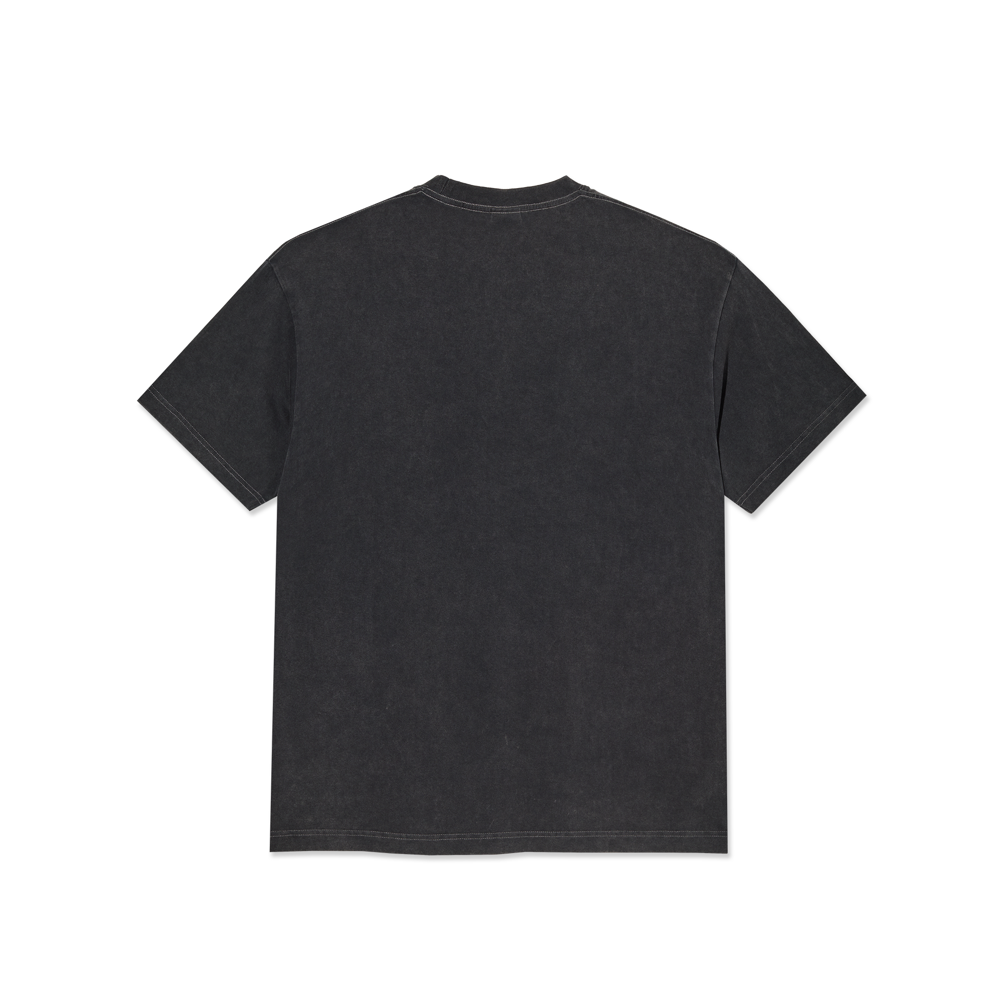 polar-skate-co-tee-metal-logo-silver-black-230-gsm-double-jersey-t-shirt image 2