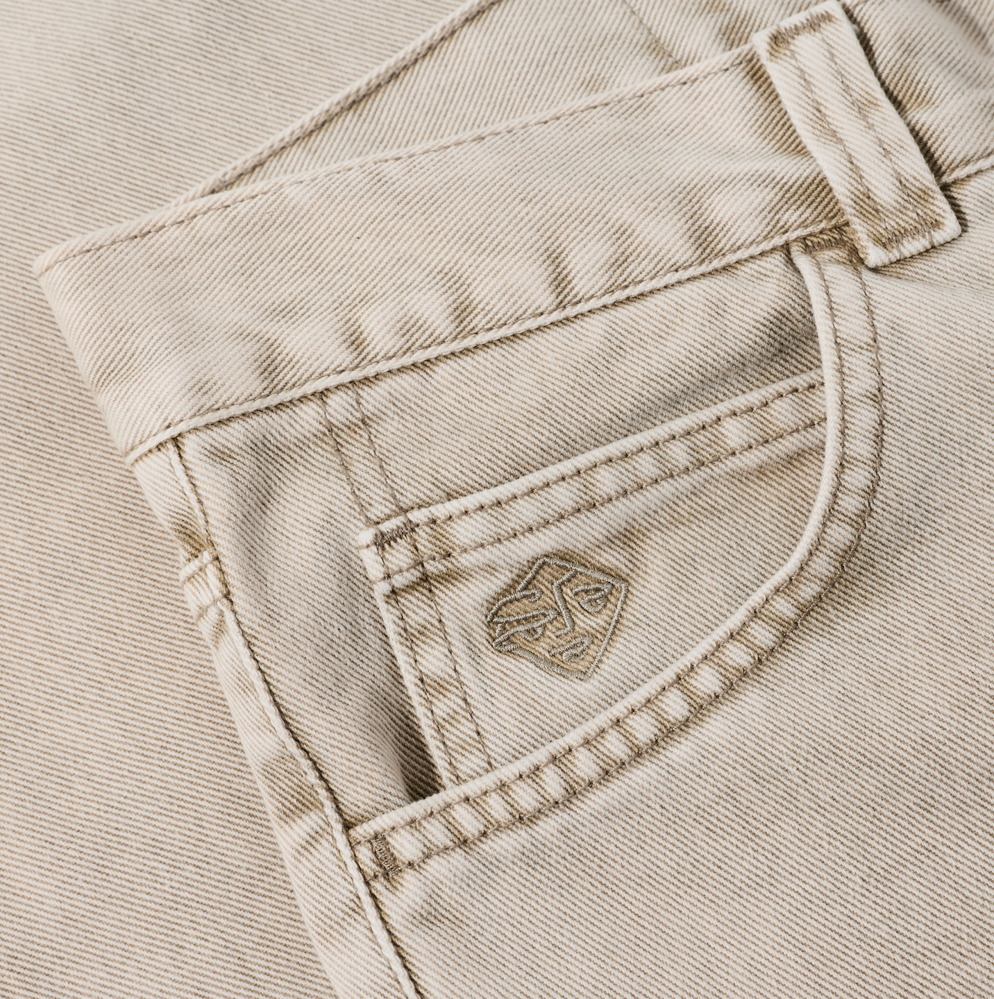 polar-skate-co-89-pants-sand-high-waist-straight-leg-jeans-435-gsm-denim image 5