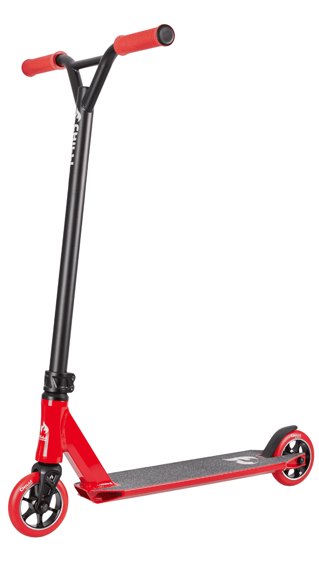 chilli-pro-scooter-5000-black-red-stunt-scooter-komplett image 1