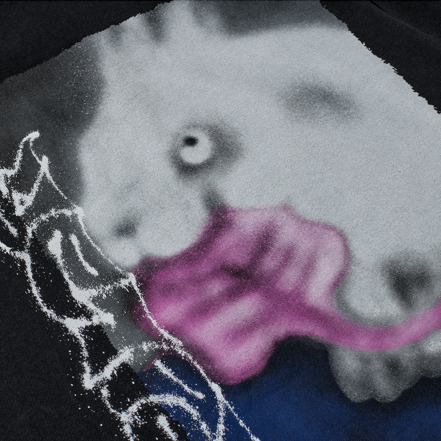 polar-skate-co-dave-hoodie-silver-black-350-gsm-fleece-rabbit-artwork image 4
