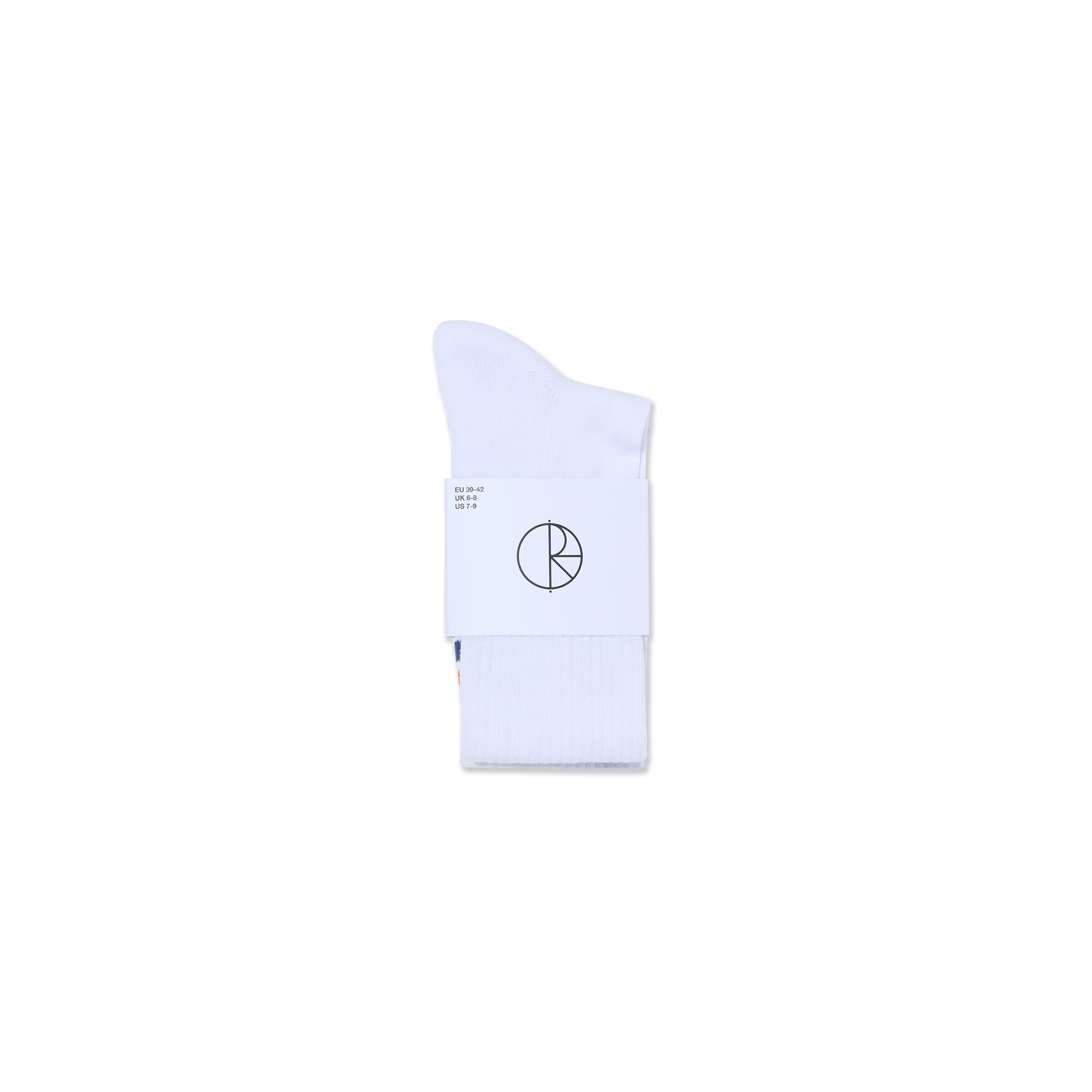 polar-skate-co-long-rib-socks-stripes-white-caramel-blue-over-the-calf-socken image 2