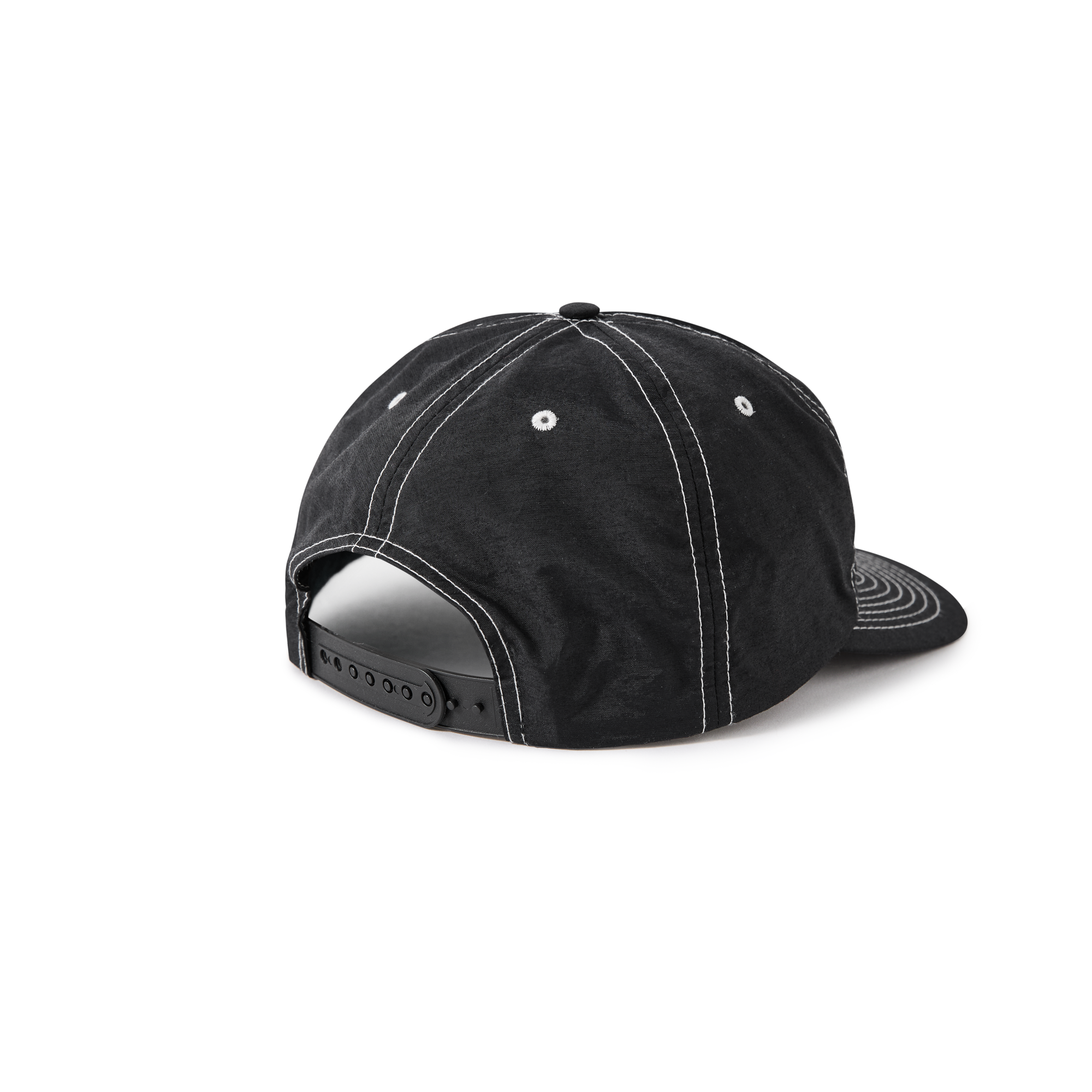polar-skate-co-earl-cap-black-5-panel-cap-aus-nylon-tactel-semi-strukturiert-ver image 2