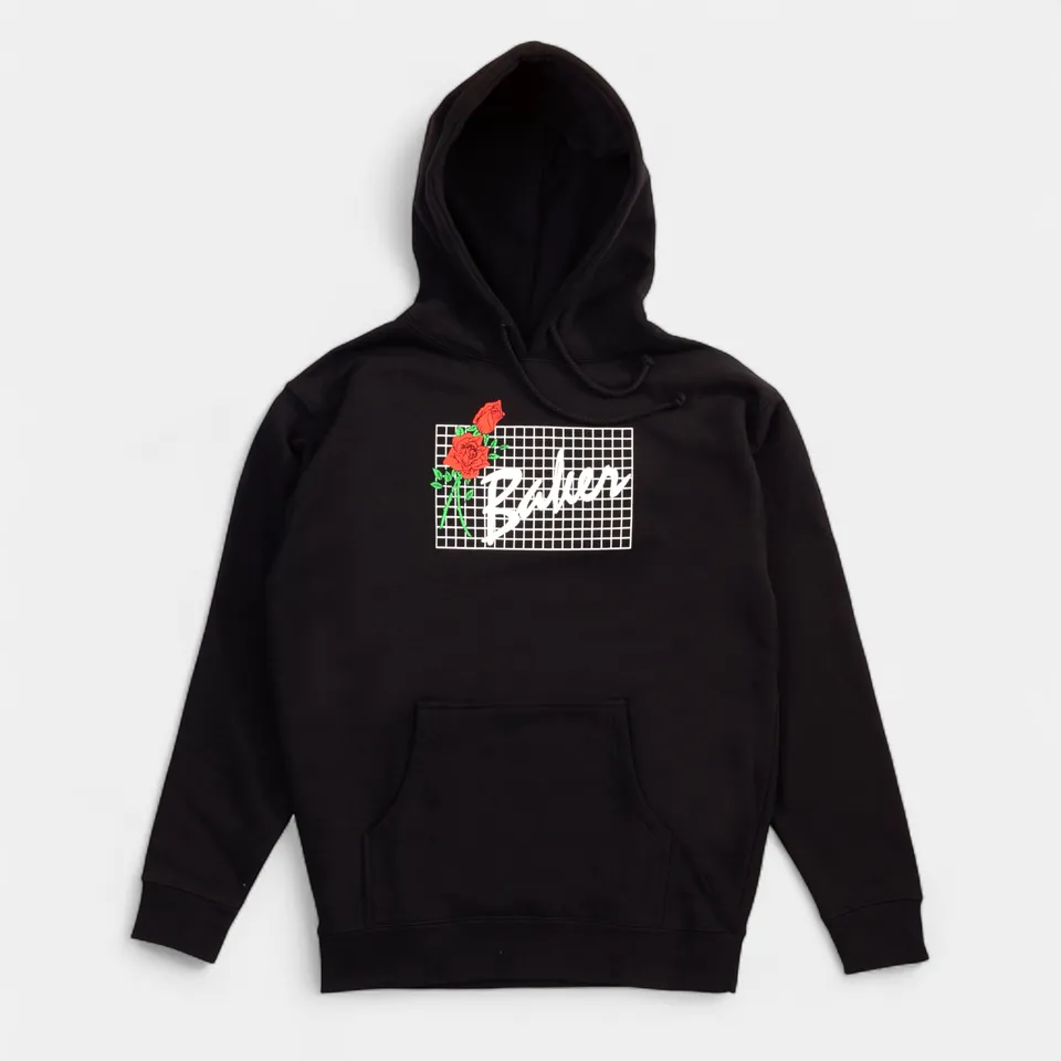 baker-skateboards-roses-hoodie-schwarz image 1